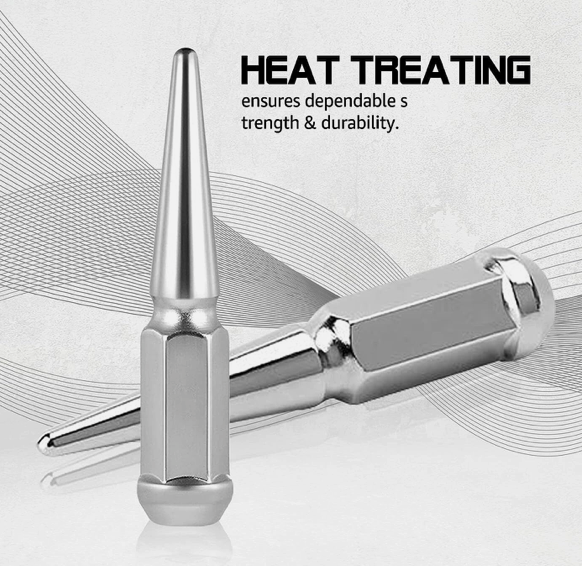 CHROME SPIKED LUG NUTS