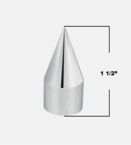 8 Pack CHROME SPIKE BOLT COVERS