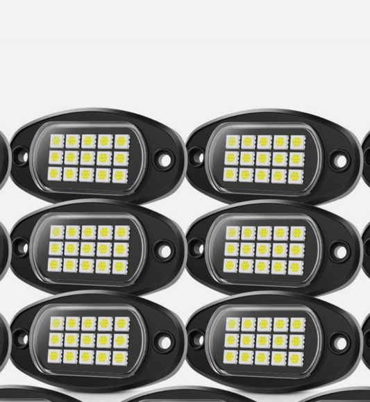 16 POD PURE WHITE ROCKLIGHTS